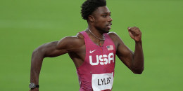 Noah Lyles in 2021