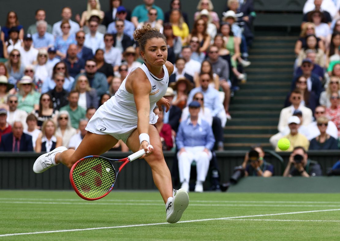 Jasmine Paolini had never won a match at Wimbledon before this year's tournament.