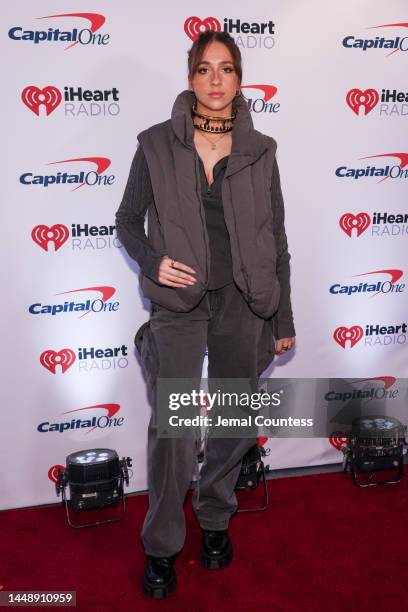 Tate McRae attends iHeartRadio Hot 99.5’s Jingle Ball 2022 Presented by Capital One at Capital One Arena on December 13, 2022 in Washington, DC.