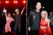 Bebe Rexha and G-Eazy onstage