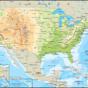 Large Map of United States of America