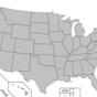 United States of America Blank Map