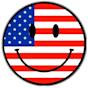 Smiley-Face American Flag Inside Vinyl