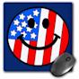 American Flag Smiley-Face Patriotic