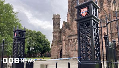 Man, 31, denies rape in Hereford Cathedral grounds