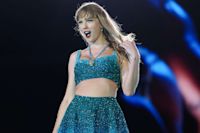 Taylor Swift Swallows a Bug Again and Changes Lyrics on White TTPD Dress at Milan Eras Tour Show