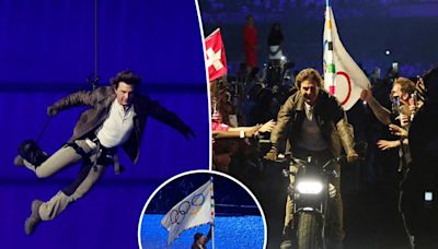 Tom Cruise pulls off incredible stunt at Paris Olympics 2024 closing ceremony