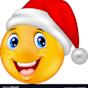 Smiley Face with Santa Hat