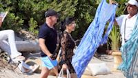 Jeff Bezos and Lauren Sanchez Hit Up by Sun Dress Merchant in Sardinia