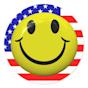 Smiley-Face American Flag