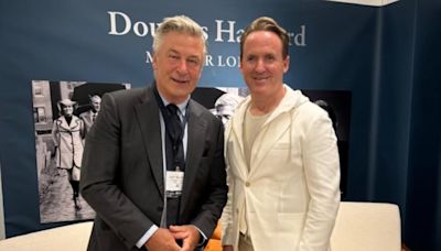 Alec Baldwin, Longtime Fan of Douglas Hayward, Makes Surprise Appearance for the Brand