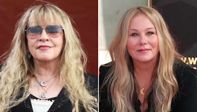 Christina Applegate is gifted the coveted Stevie Nicks moon necklace