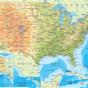 United States of America World Atlas Map