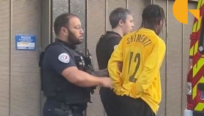 Rapper Travis Scott arrested wearing Juventus 2004-05 Chimenti shirt