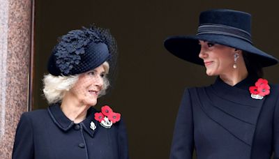 Concerned Princess Kate s subtle gesture to Queen Camilla at huge royal event