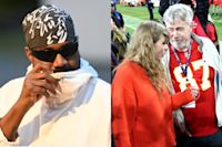 Travis Kelce’s dad has cutting reaction to lyric about son and Taylor Swift on new Kanye West song