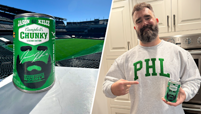 Jason Kelce s one-of-a-kind Campbell s Chunky soup cans are back thanks to popular demand