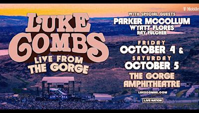 Luke Combs coming to Gorge Amphitheater for two days in October 2024