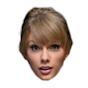 Taylor Swift Face Cut Out