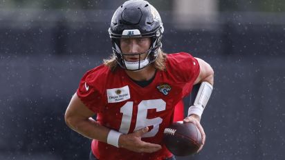 Getty Images - JACKSONVILLE, FL - MAY 20: Jacksonville Jaguars quarterback Trevor Lawrence (16) during the Jacksonville Jaguars OTA on May 20, 2024 at the Miller Electric Center in Jacksonville, Fl.(Photo by David Rosenblum/Icon Sportswire via Getty Images)