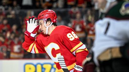 The Hockey News - Calgary Flames - Which version of Andrei Kuzmenko will the Calgary Flames get in 2024-25? And what do they do with him ahead of the trade